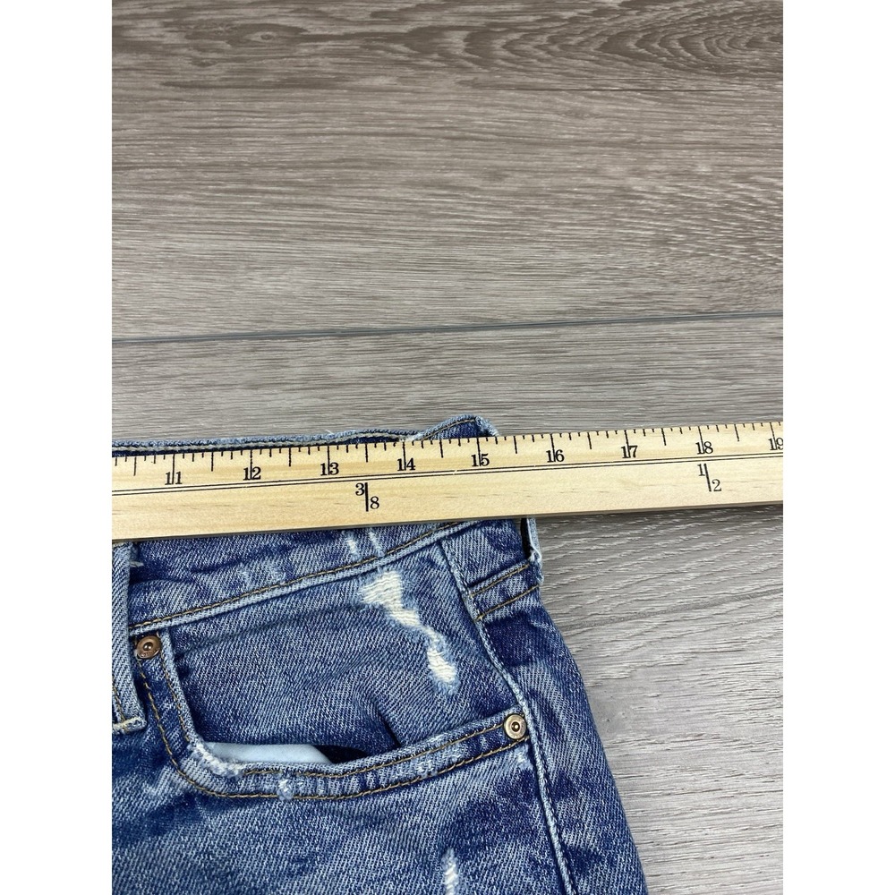 Mother Women's Superior The Dinner Ice Cream You Scream Distressed Jeans 27 Read - Picture 12 of 16